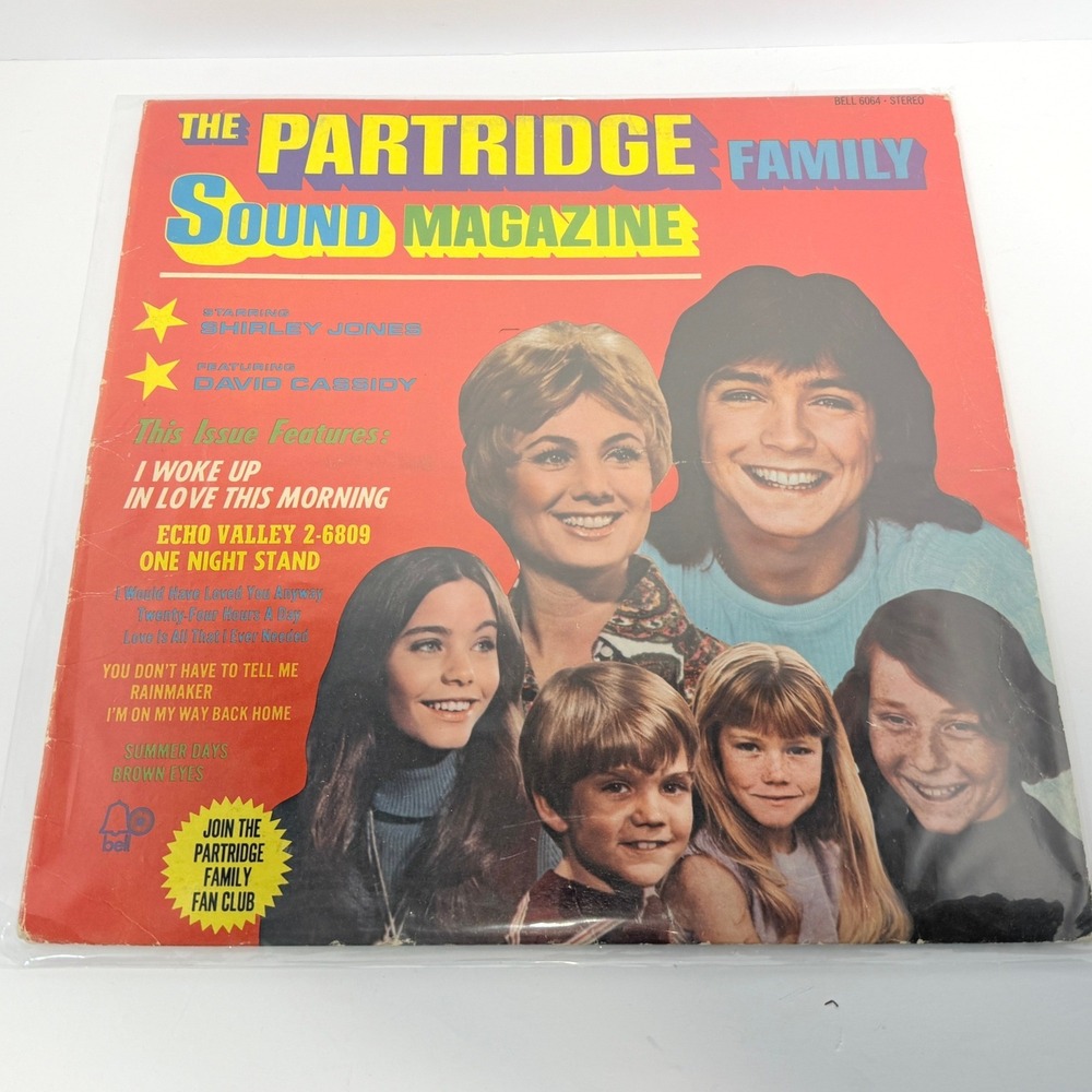 The Partridge Family Sound Magazine Vinyl Record 1971 Bell 6064 David Cassidy